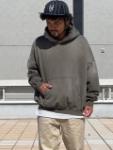 【MOOJI MOOJI】 Oversized Crop Hoodie