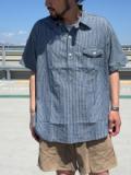 NAVY CUT S/S (Stripe Chambray)