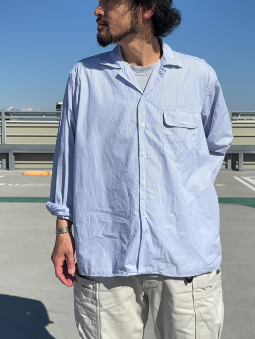 CAMP COLLAR SHIRT (PENCIL STRIPE) “NR別注”　