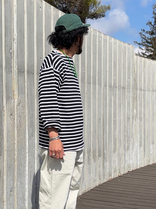 OUESSANT LOOSE　(ブラック×ホワイト)