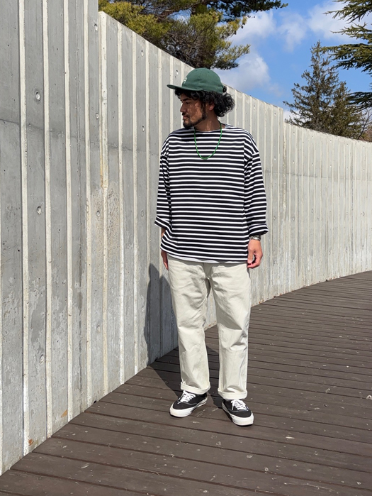 OUESSANT LOOSE　(ブラック×ホワイト)