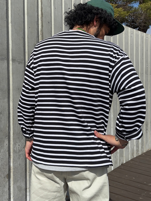 OUESSANT LOOSE　(ブラック×ホワイト)