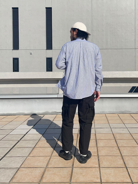 2 BROAD  L/S B.D　(Stripe)　