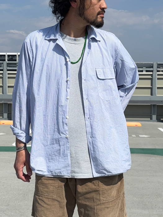 【Cal Cru】　Micro-Stripe S/S Tee　