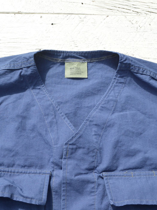 V-NECK BDU SHIRTS　(OVER DYE)