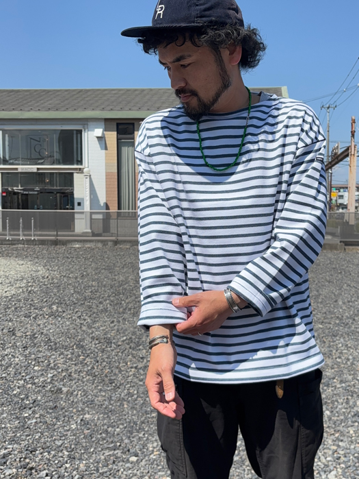 OUESSANT LOOSE　(ホワイト×インディゴ)