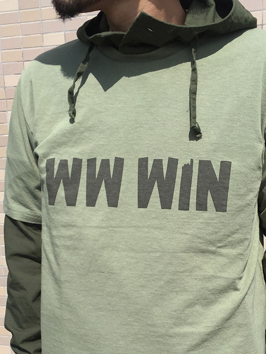 Printed T-Shirt　“WW WIN”　(NR別注)