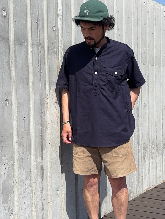 NAVY CUT Band S/S (Panama Cloth)