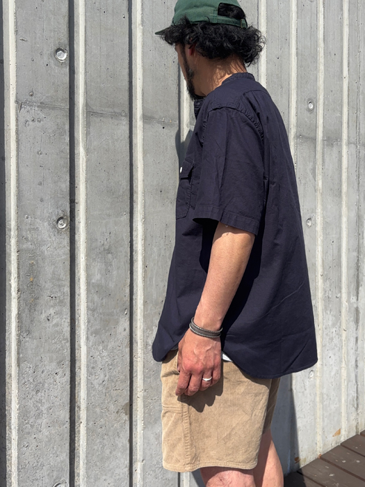 NAVY CUT Band S/S (Panama Cloth)