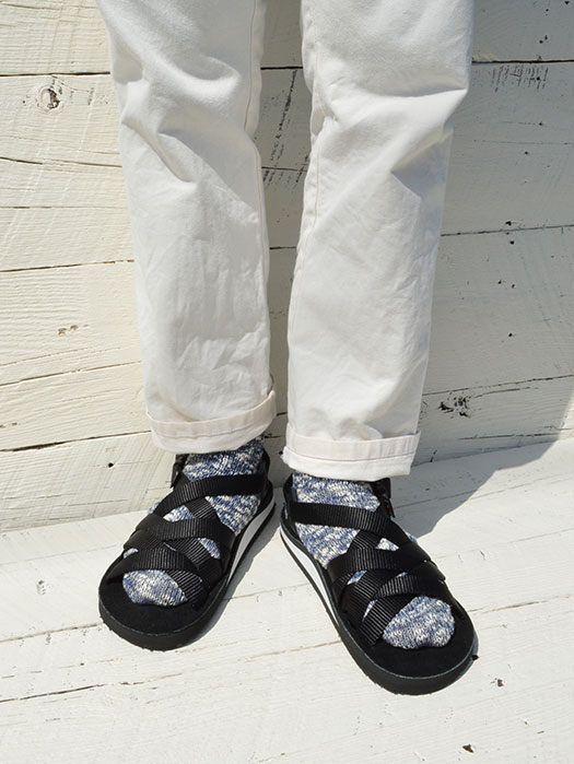 【The Sandalman × Sunny Sports】　Weave Sandal (Nylon × Suede)　"Birken Sole"　
