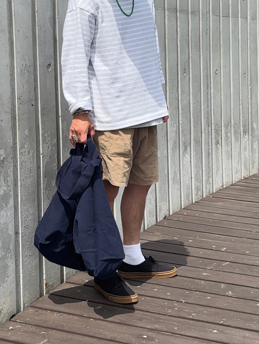 【Los Angeles Apparel】  Oversized Bull Denim Bag (MADE IN U.S.A.)