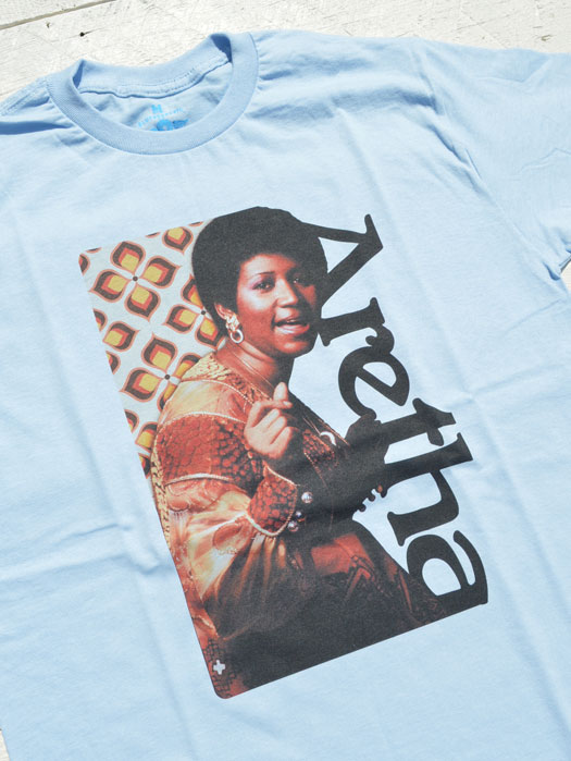 【BLUESCENTRIC】  Print T-Shirt (ARETHA FRANKLIN)
