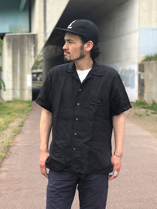 NAT-U-RAL別注 Camp Collar S/S Shirt　(Linen)