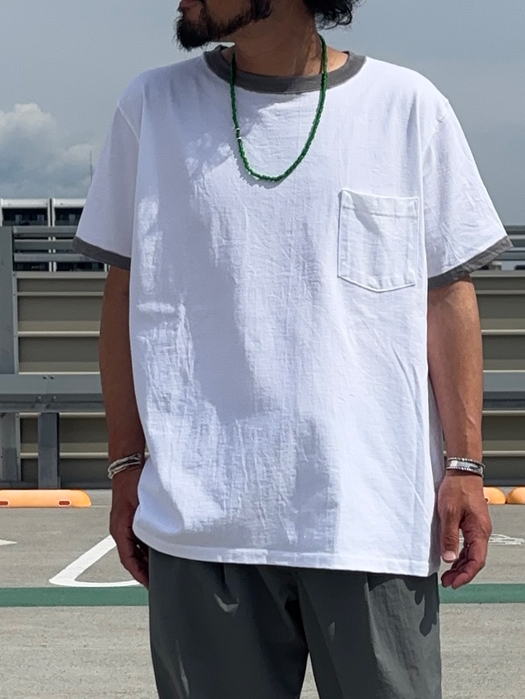 S/S POCKET TEE (HAND PAINT)