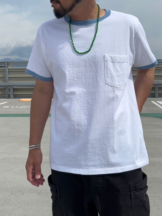 S/S POCKET TEE (HAND PAINT)