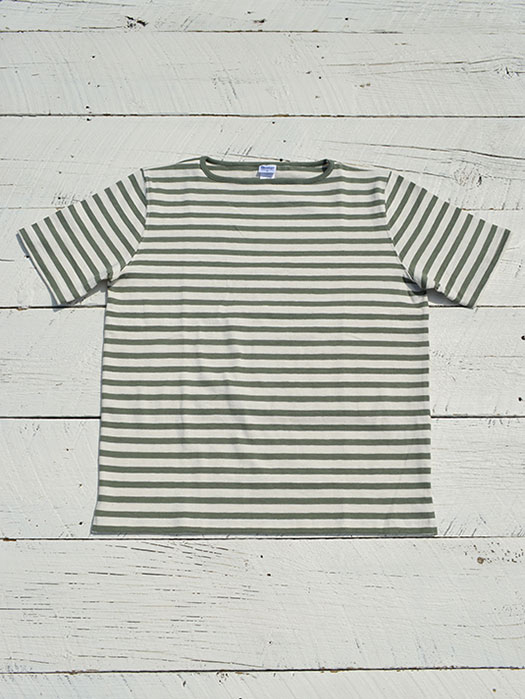 【30% OFF】　【Tieasy Authentic Classic】　HDCS Bortneck S/S Border Basque Shirt