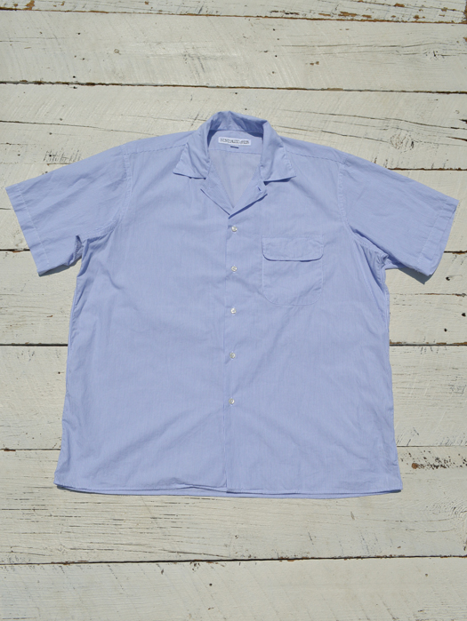 S/S CAMP COLLAR SHIRT (PENCIL STRIPE) “NR別注”　
