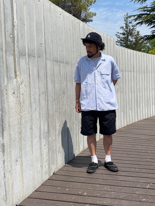 S/S CAMP COLLAR SHIRT (PENCIL STRIPE) “NR別注”