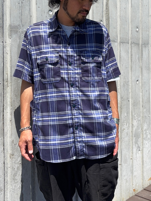 Gardener Shirt 1/2 (Madras Check)　
