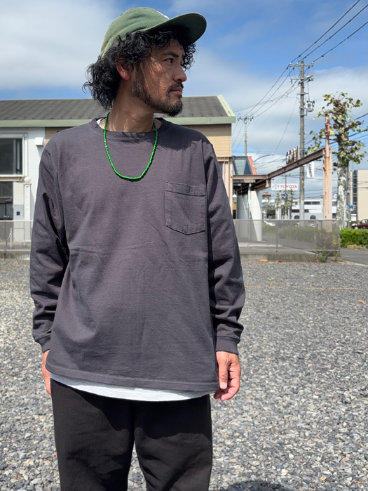 L/S POCKET TEE　