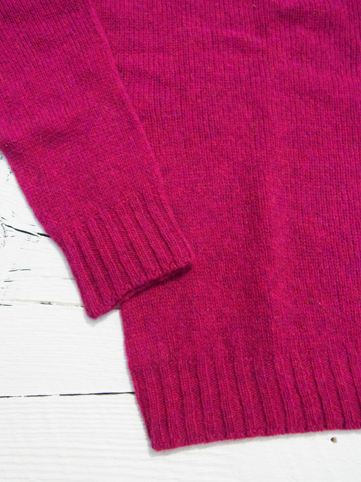 【40% OFF】　Crew Neck Shetland Sweater