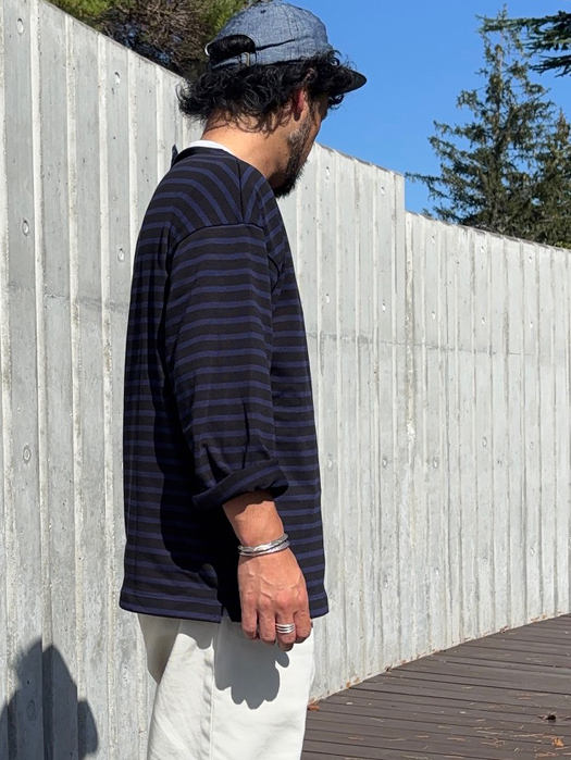 OUESSANT LOOSE　(ブラック×ネイビー)