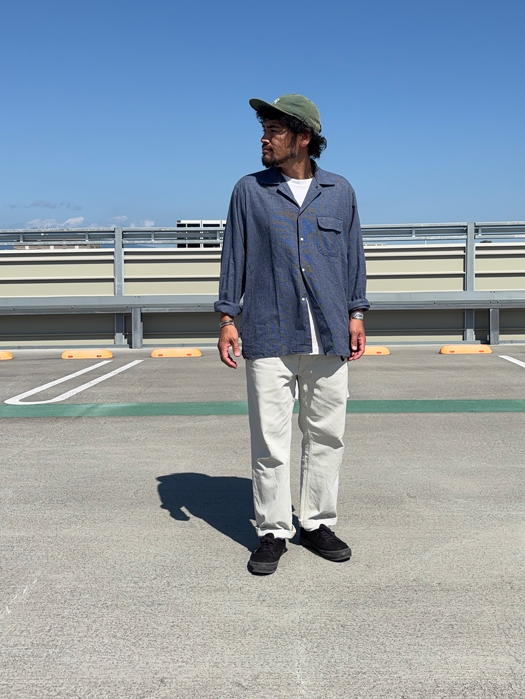 CAMP COLLAR SHIRT (FLANNEL HOUNDSTOOTH) “NR別注”