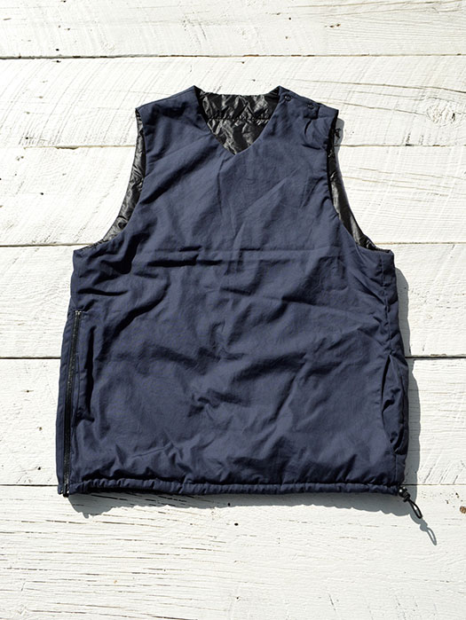 【MONITALY】　Reversible Insulated Vest　(Vancloth)　