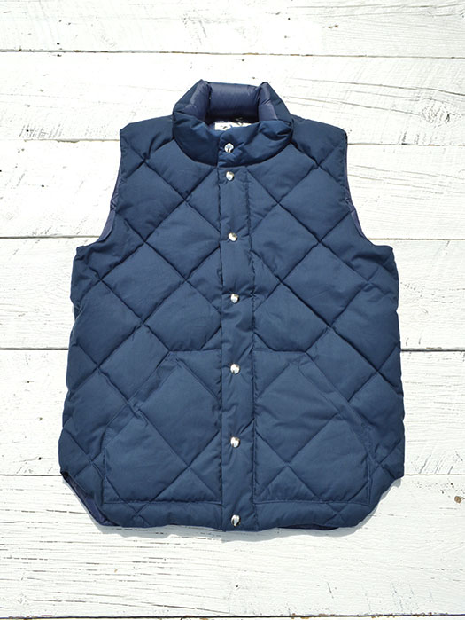 【30% OFF】　NR別注　Round Tail Quilted Italian Vest　(60/40)　