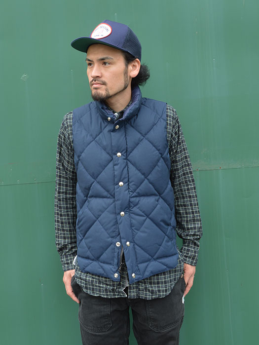 【30% OFF】　NR別注　Round Tail Quilted Italian Vest　(60/40)