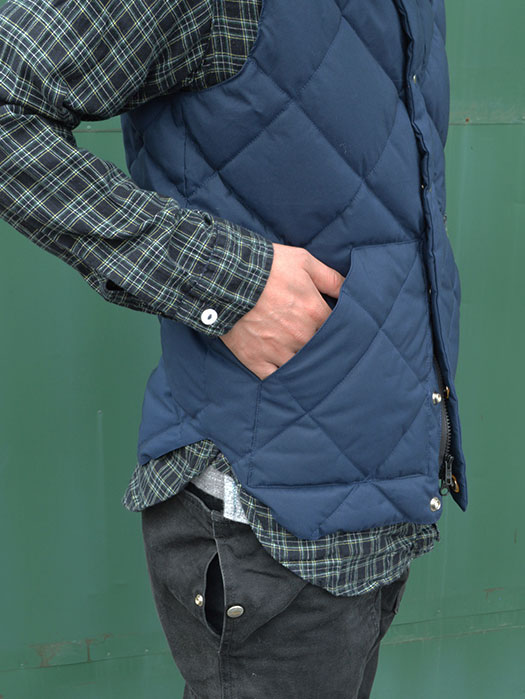 【30% OFF】　NR別注　Round Tail Quilted Italian Vest　(60/40)