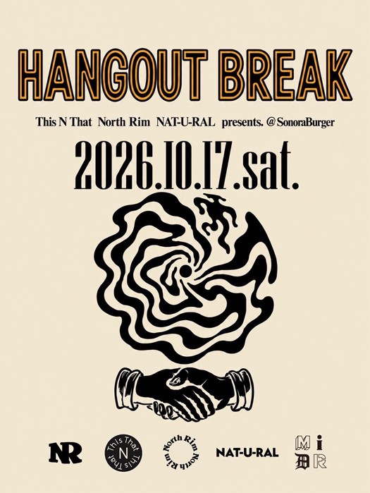 【HANGOUT BREK】 3店舗合同イベント開催!!　