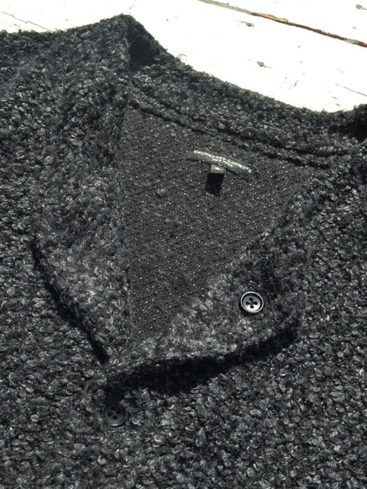 Knit Long Cardigan (Curly Knit)