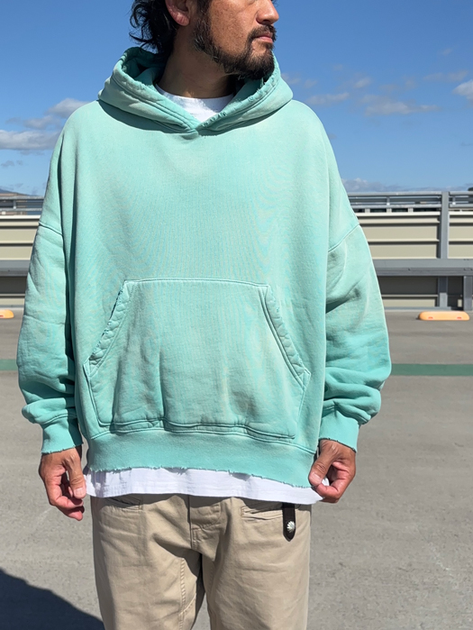 Oversized Crop Hoodie　