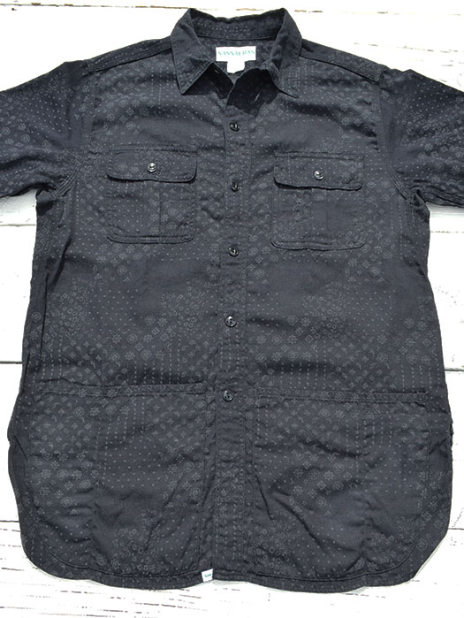 Botanical Scout Apron Shirt (Cotton Jacquard)