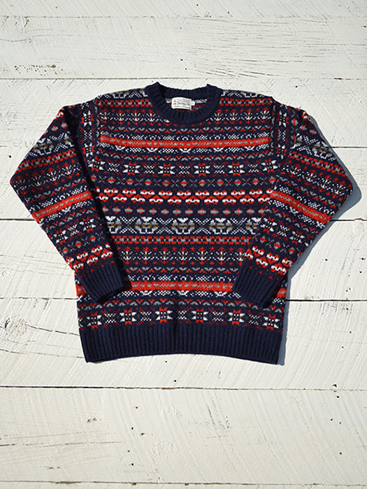 Jacquard Shetland Sweater　