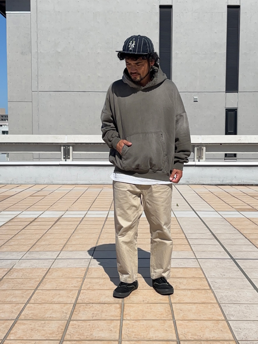【MOOJI MOOJI】 Oversized Crop Hoodie