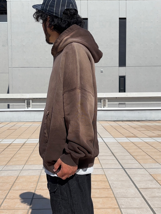 【MOOJI MOOJI】 Oversized Crop Hoodie