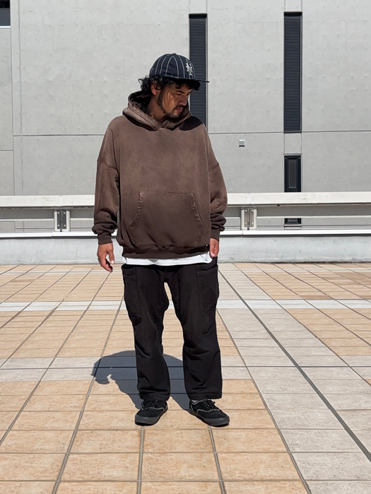 【MOOJI MOOJI】 Oversized Crop Hoodie