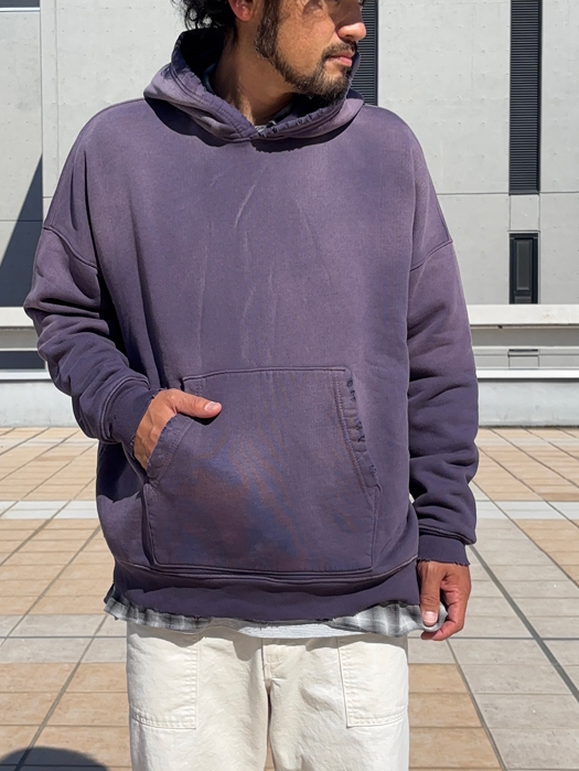 【MOOJI MOOJI】 Oversized Crop Hoodie