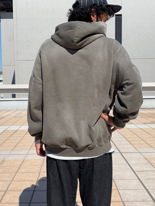 【MOOJI MOOJI】 Oversized Crop Hoodie