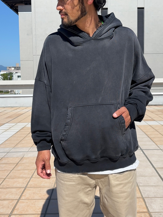 【MOOJI MOOJI】 Oversized Crop Hoodie