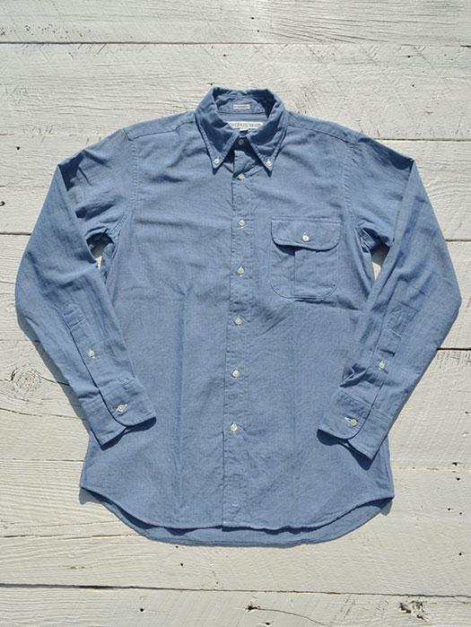 NAT-U-RAL別注　STANDARD FIT BUTTON DOWN STIRT   (Heritage Chambray)　