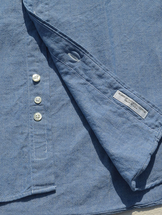NAT-U-RAL別注　STANDARD FIT BUTTON DOWN STIRT   (Heritage Chambray)
