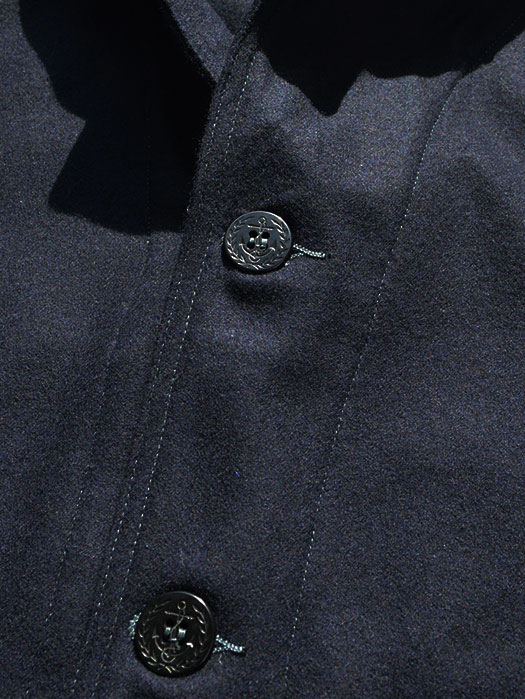 NAVY-BLU Coat　(Wool Melton)