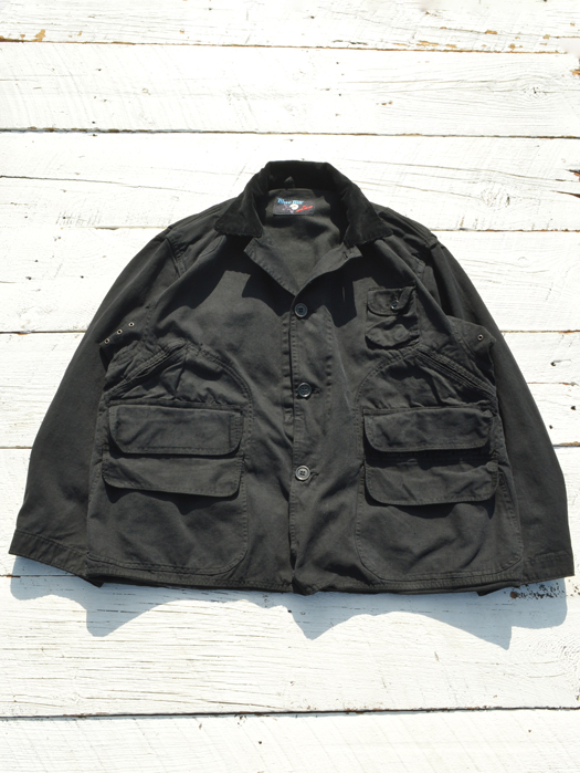 【Behind The River】 B.B.V Hunting Jacket (Black Dye) “L-XL”