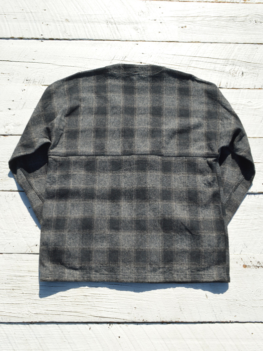 Digs Crew Cardie Jacket (Cotton Tweedy Check)