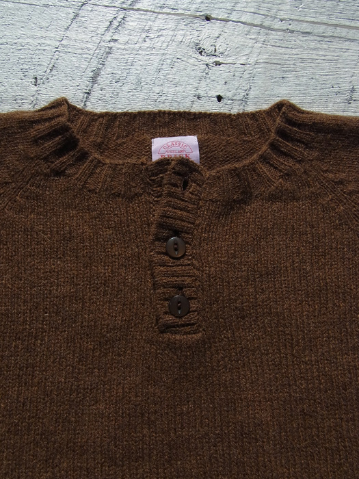 【40% OFF】　HENLEY NECK SHETLAND