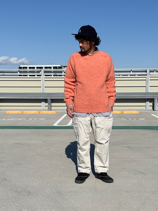  Crew Neck Saddle Shetland (Heavy Weight)