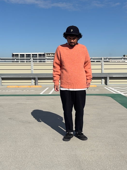  Crew Neck Saddle Shetland (Heavy Weight)